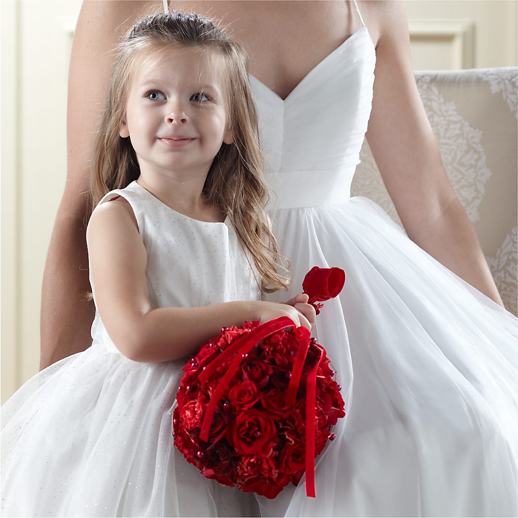 Pure at Heart Flower Girl Arrangement – Olas Flower, Bothell WA