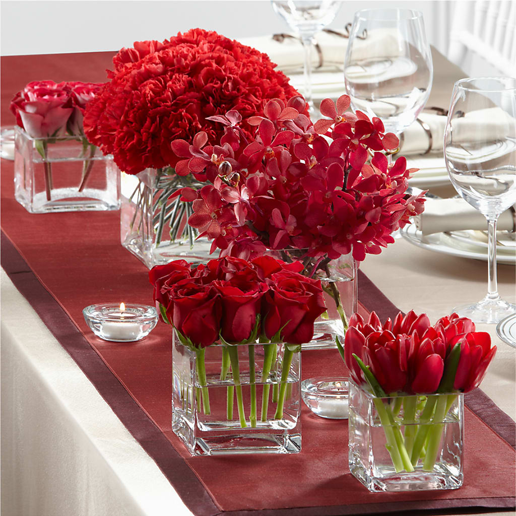 Modern Grace Centerpiece – Olas Flower, Bothell WA