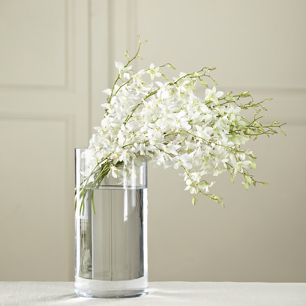 White Dendrobium Bouquet – Olas Flower, Bothell WA