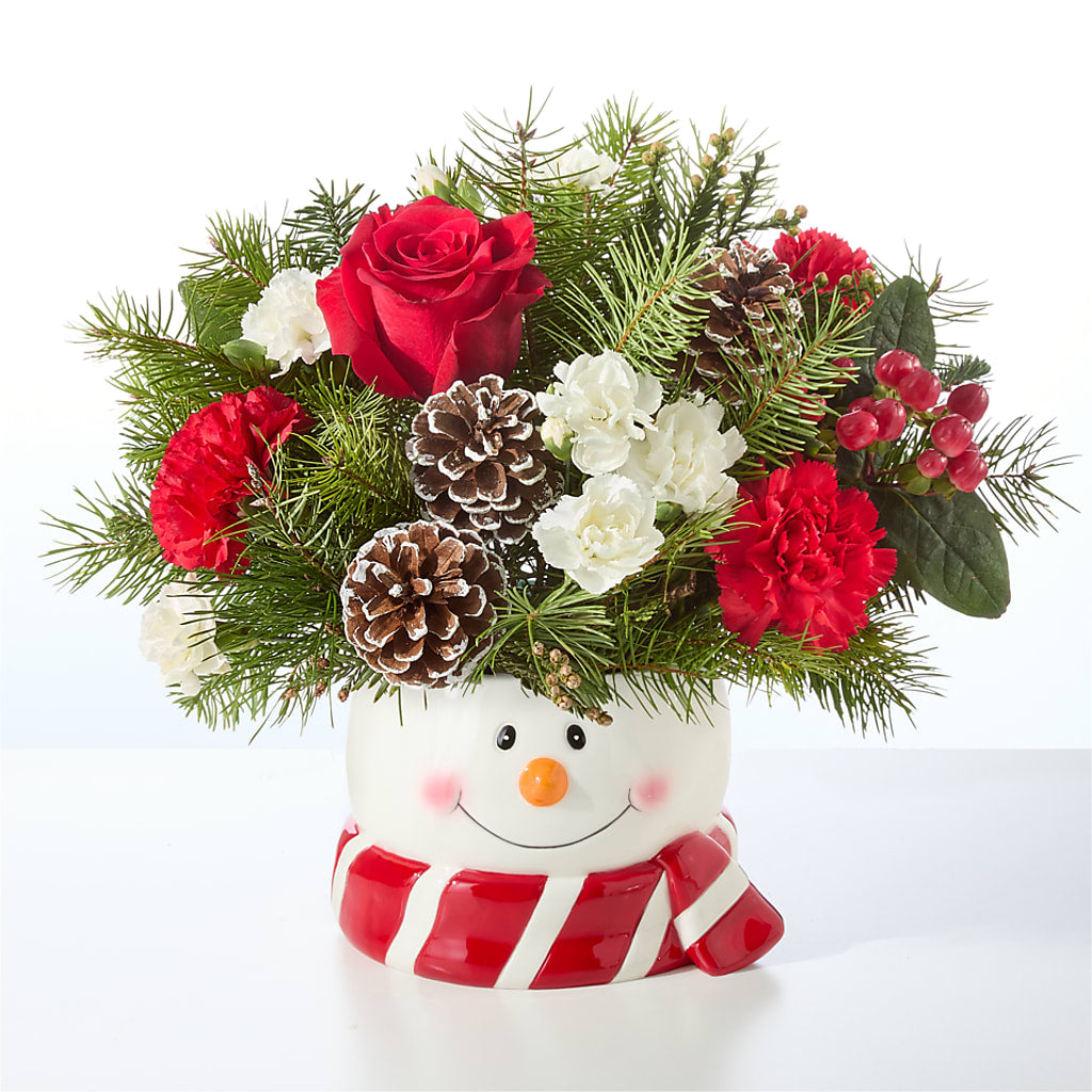 Jolly Snowman Bouquet –  Olas Flower, Bothell WA