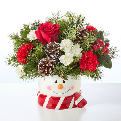 Jolly Snowman Bouquet –  Olas Flower, Bothell WA