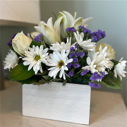 Beyond Blue Box Bouquet –  Olas Flower, Bothell WA