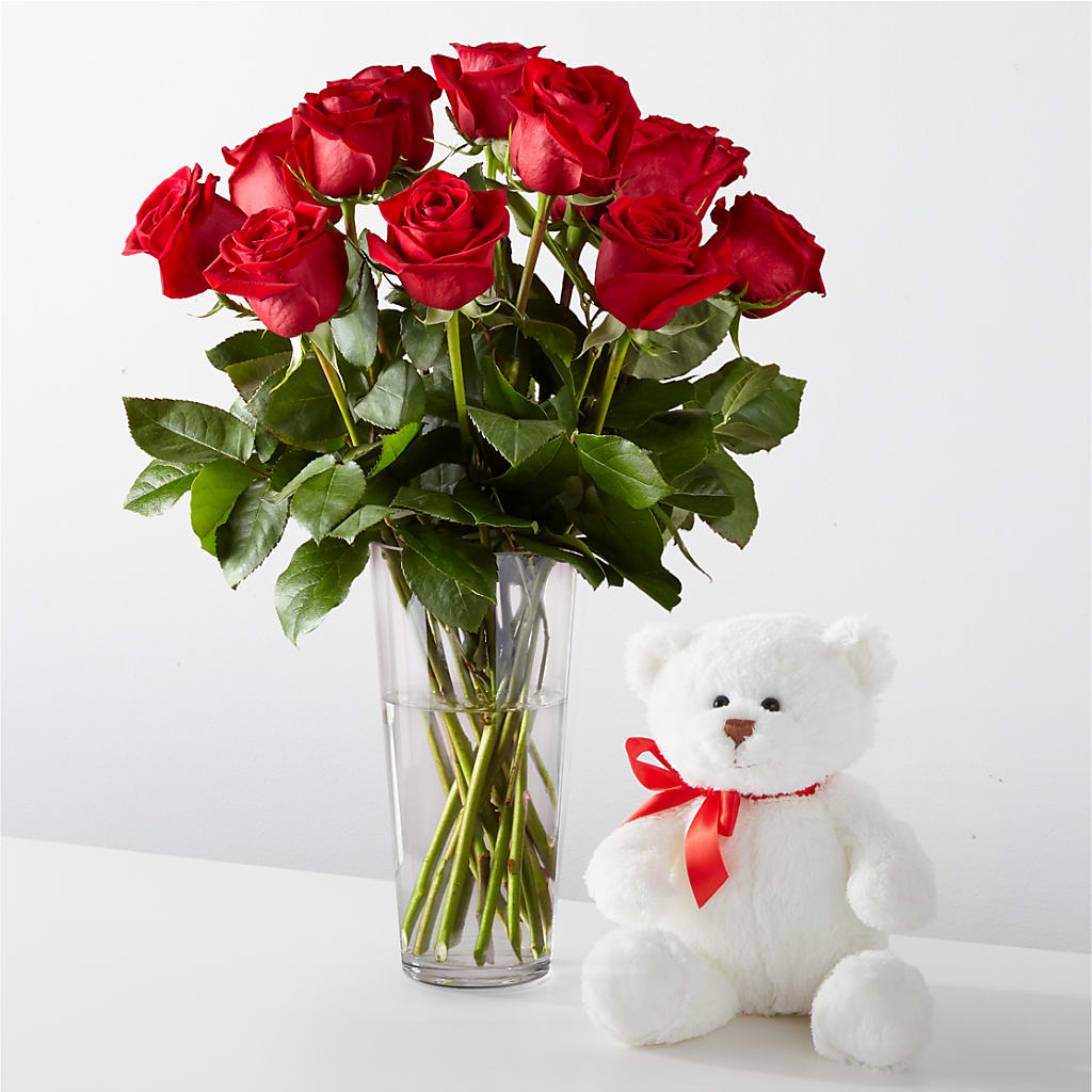 Romantic Long Stem Red Rose Bouquet Bundles –  Olas Flower, Bothell WA
