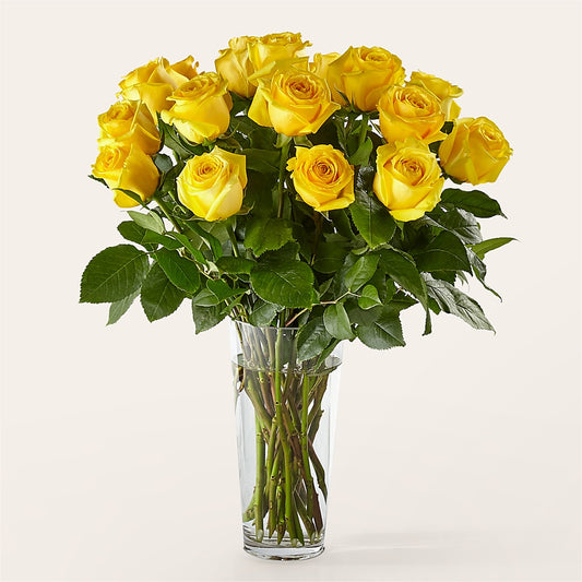 Long Stem Yellow Rose Bouquet –  Olas Flower, Bothell WA