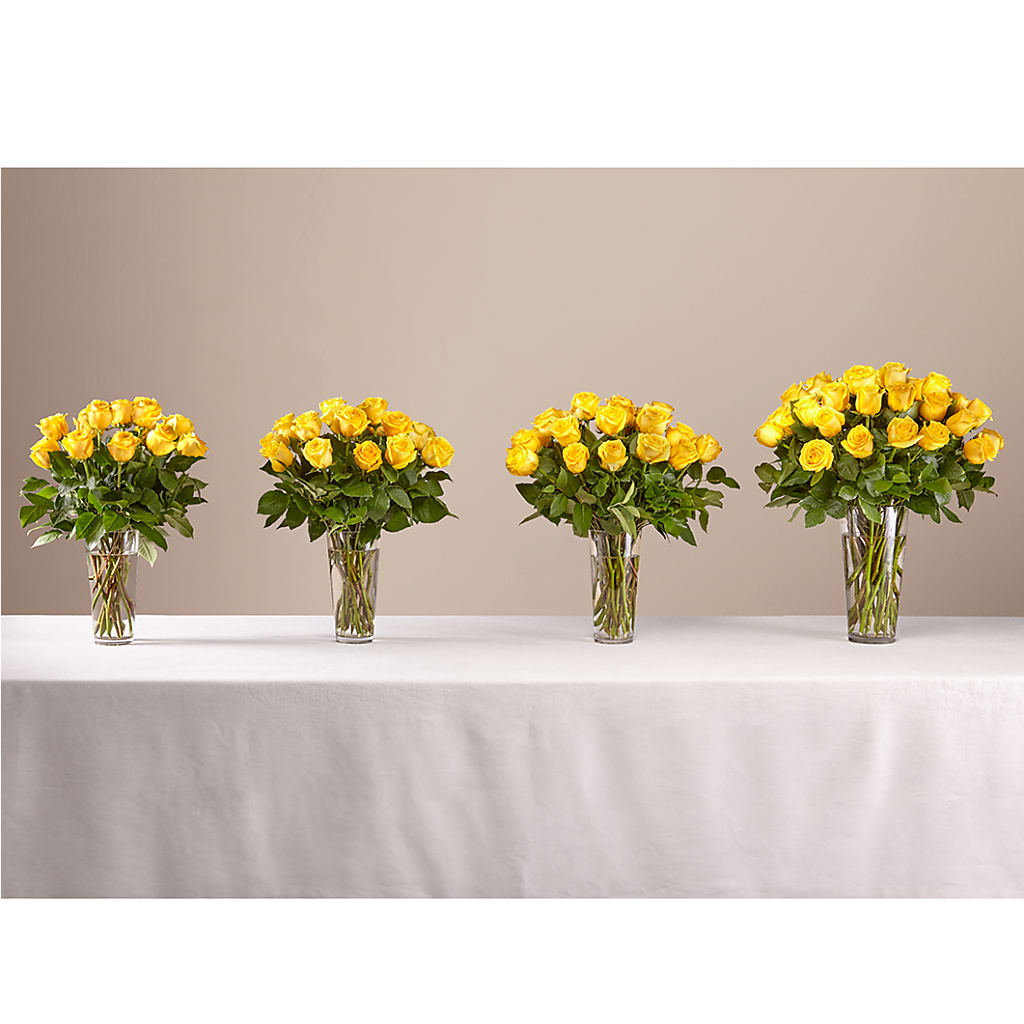 Long Stem Yellow Rose Bouquet –  Olas Flower, Bothell WA