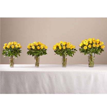 Long Stem Yellow Rose Bouquet –  Olas Flower, Bothell WA