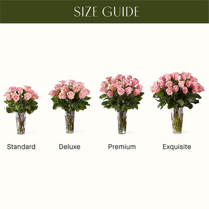 Long Stem Pink Rose Bouquet –  Olas Flower, Bothell WA