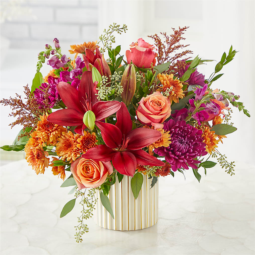 Burgundy Landscape Bouquet –  Olas Flower, Bothell WA