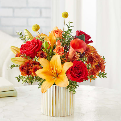 Scarlet Skies Bouquet –  Olas Flower, Bothell WA