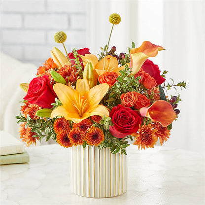 Scarlet Skies Bouquet –  Olas Flower, Bothell WA