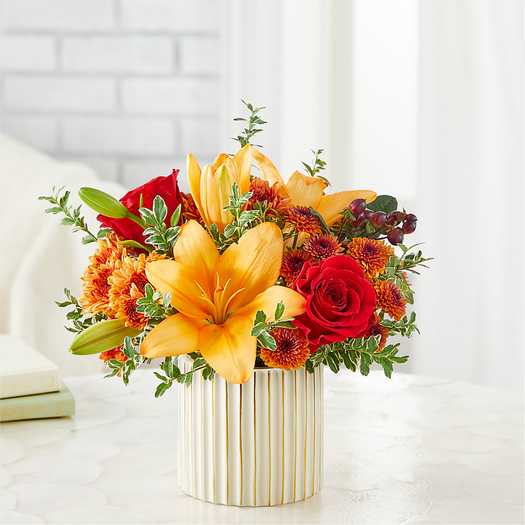 Scarlet Skies Bouquet –  Olas Flower, Bothell WA