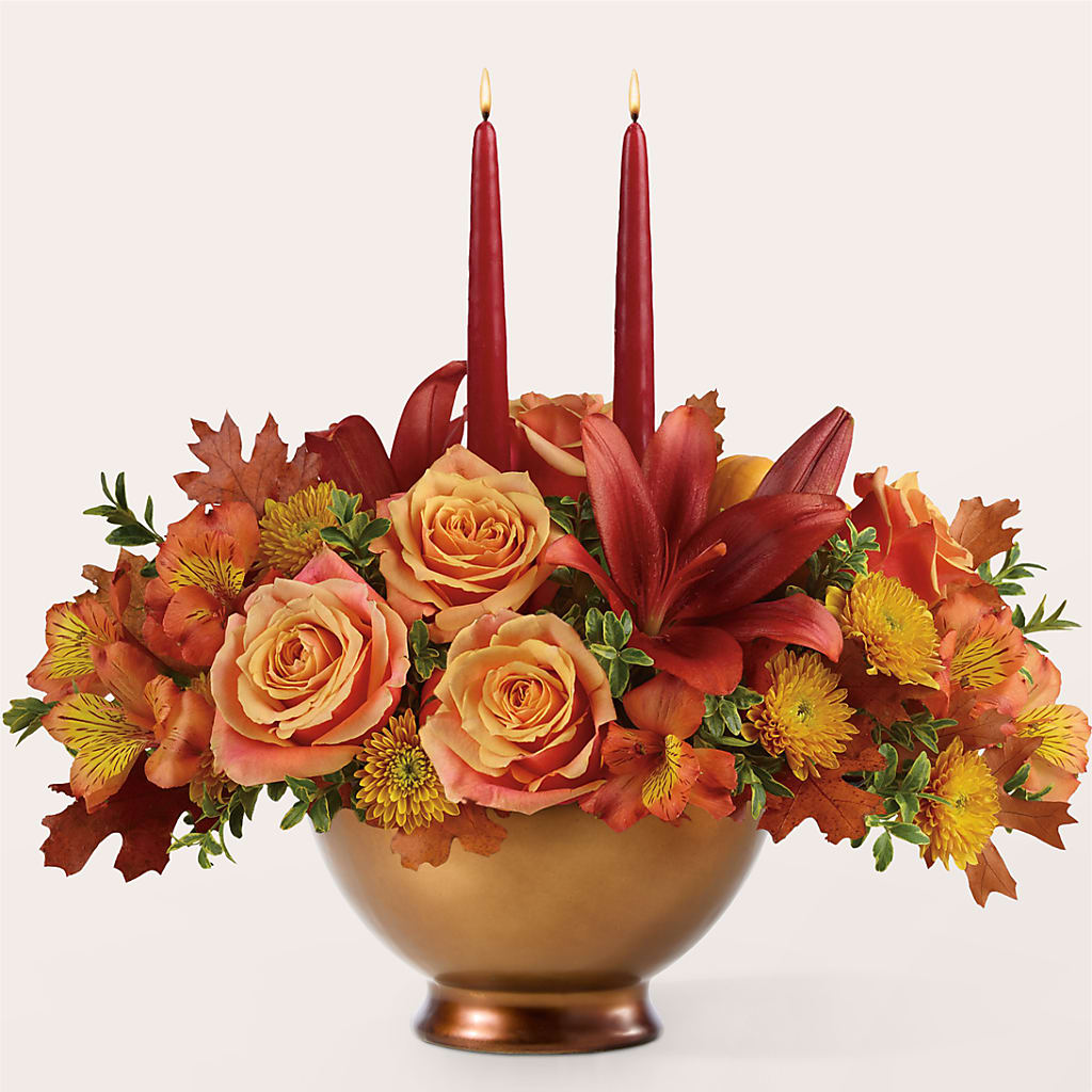 Harvest Table Centerpiece –  Olas Flower, Bothell WA