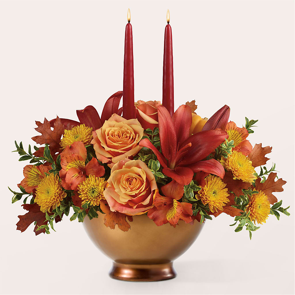 Harvest Table Centerpiece –  Olas Flower, Bothell WA