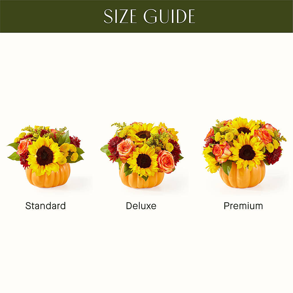 Golden Gourd Pumpkin Bouquet –  Olas Flower, Bothell WA