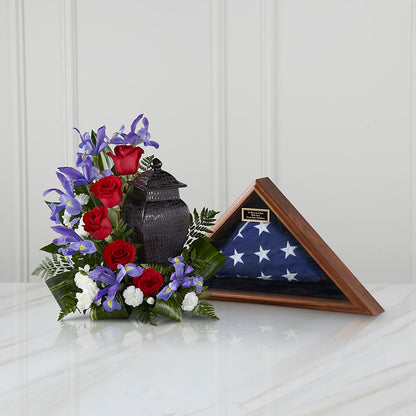 Patriotic Tribute Arrangement –  Olas Flower, Bothell WA