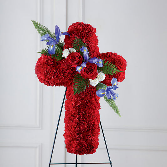 Faithful Hero Floral Cross –  Olas Flower, Bothell WA