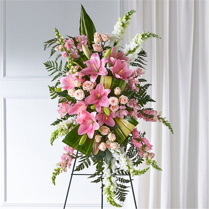 Elegant Embrace Standing Spray –  Olas Flower, Bothell WA