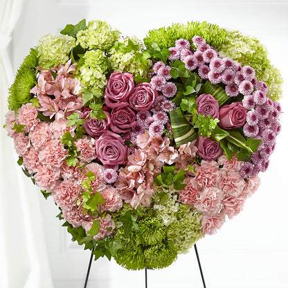 Heartwarming Standing Heart –  Olas Flower, Bothell WA