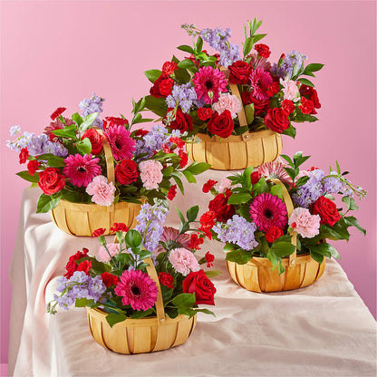 Pink Picnic Basket –  Olas Flower, Bothell WA