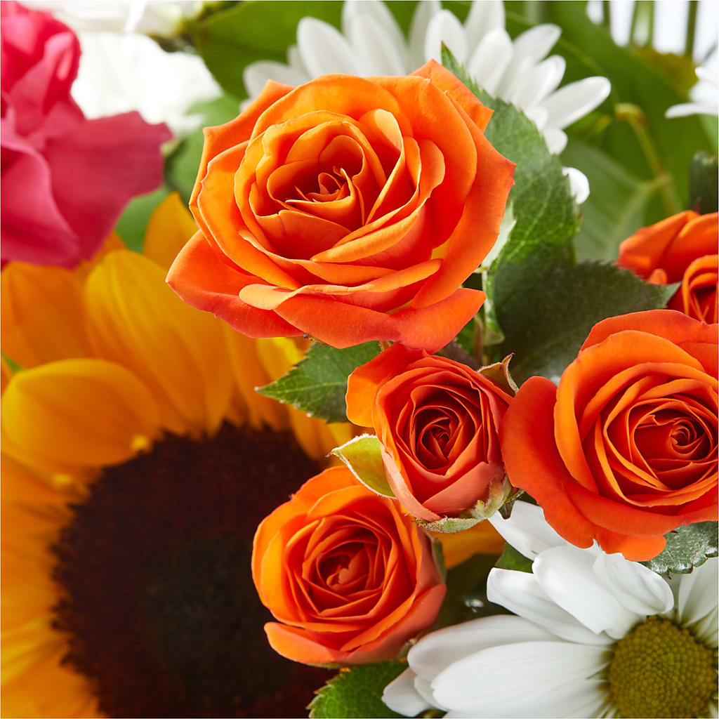 Sun-drenched Blooms Bouquet –  Olas Flower, Bothell WA