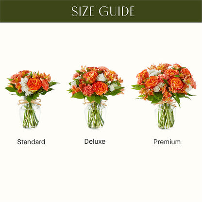 Apricot Glow Bouquet –  Olas Flower, Bothell WA