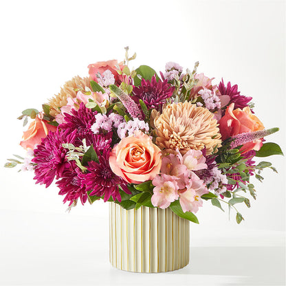 Berry Cobbler Bouquet with Ivory Vase –  Olas Flower, Bothell WA