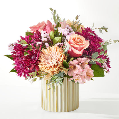Berry Cobbler Bouquet with Ivory Vase –  Olas Flower, Bothell WA