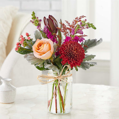 Moody Hues Bouquet –  Olas Flower, Bothell WA