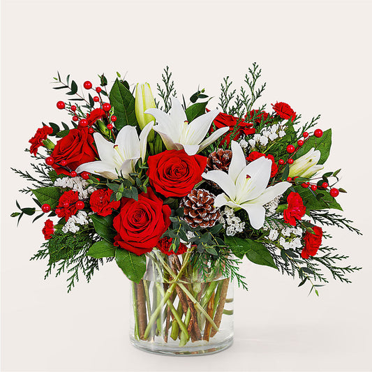 Best in Snow Bouquet –  Olas Flower, Bothell WA