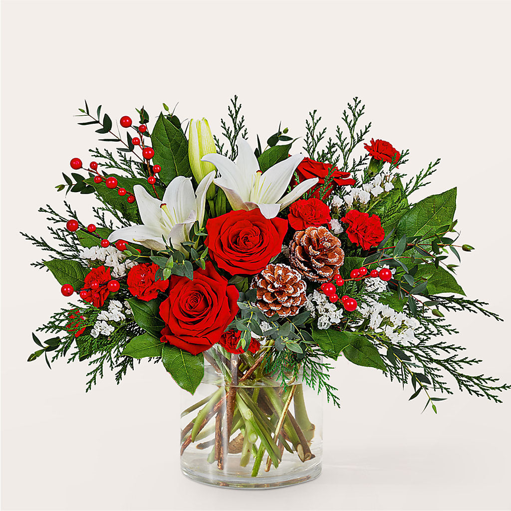 Best in Snow Bouquet –  Olas Flower, Bothell WA