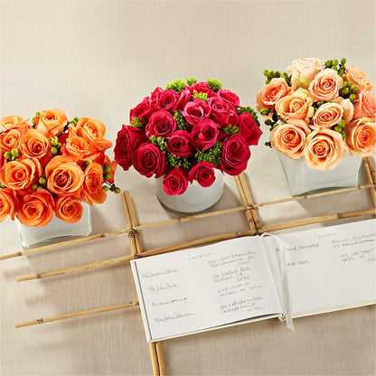 Dawn Rose Centerpiece –  Olas Flower, Bothell WA