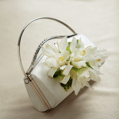 White Purse Decor –  Olas Flower, Bothell WA