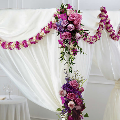 Color & Light Chuppah Decor –  Olas Flower, Bothell WA